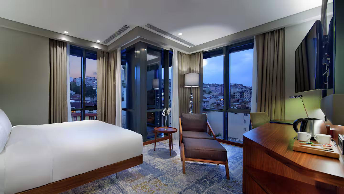 اتاق هتل دابل تری بای هیلتون پیاله پاشا استانبول